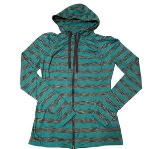 Lukka Lux athletic running hooded zip up jacket size medium